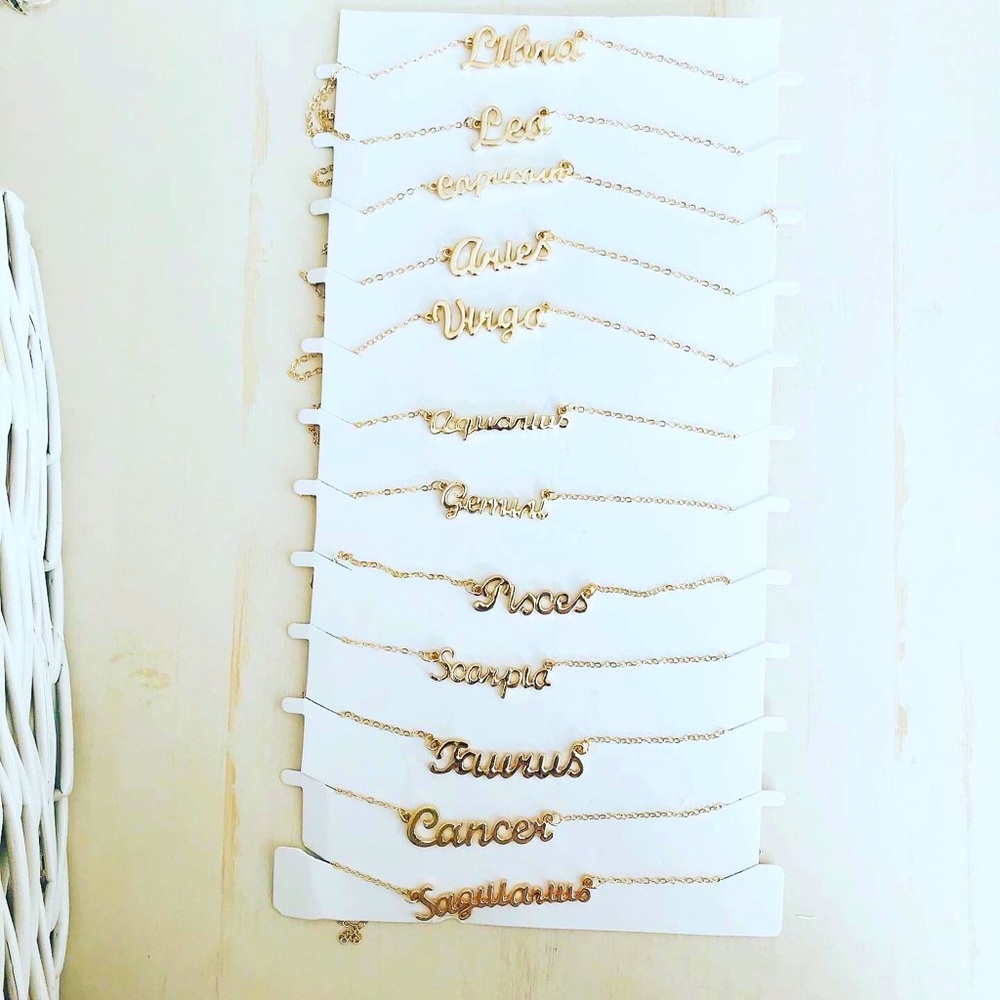 Zodiac sign necklaces all signs NOT FROM URBAN OUTFITTERS